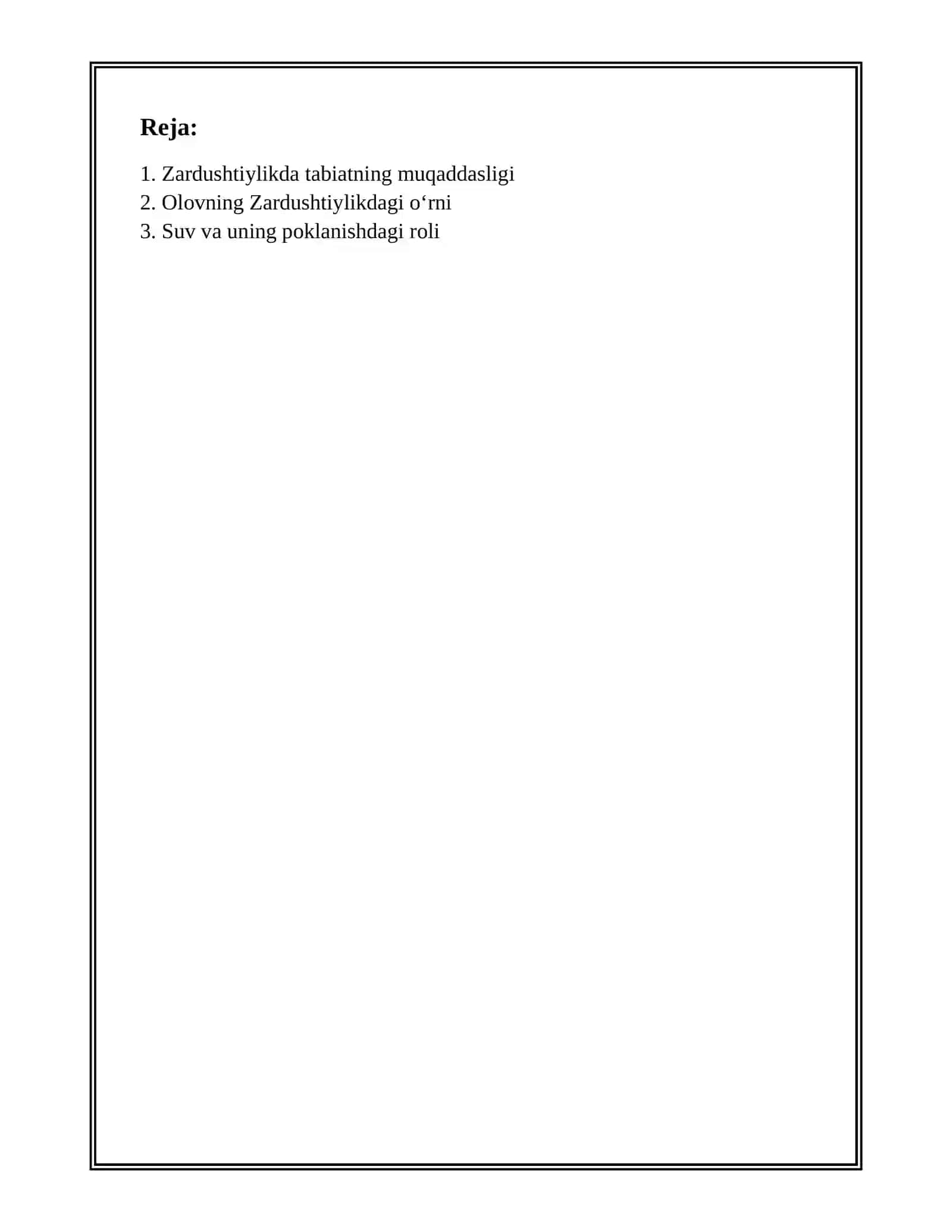 ZARDUSHTIYLIKDA TABIATNING ULUGʻLANISHI 2
