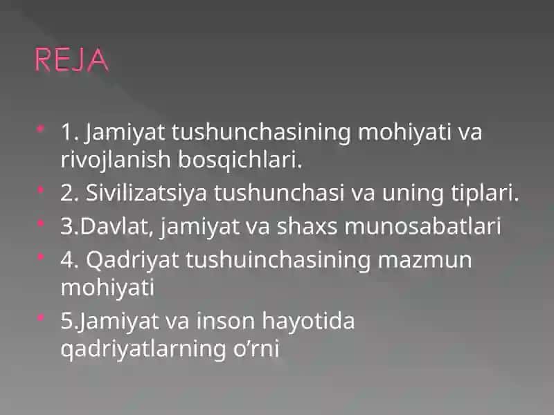 Jamiyat va inson falsafasi 2