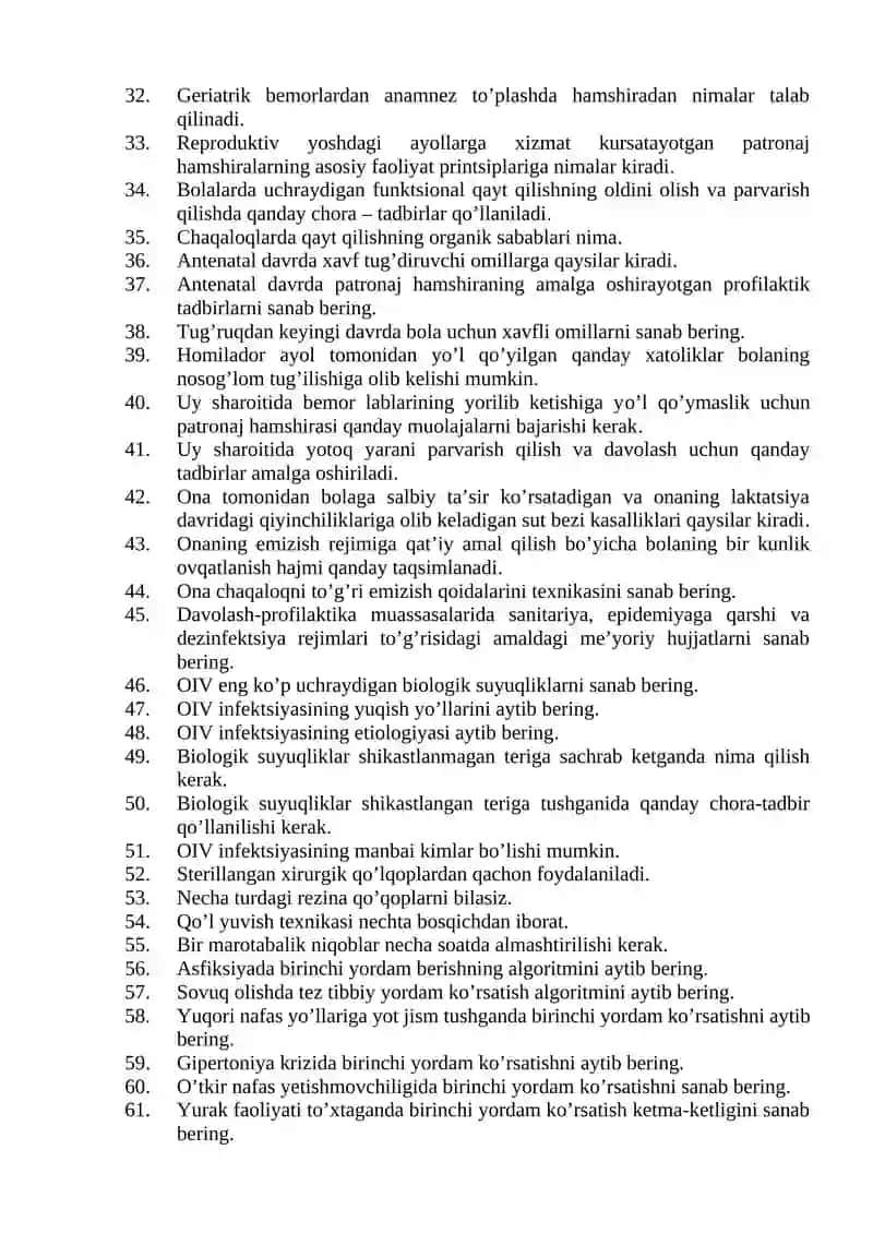 HAMSHIRALIK ISHI PATRANAJ HAMSHIRA MUTAXASSISLIGI 2