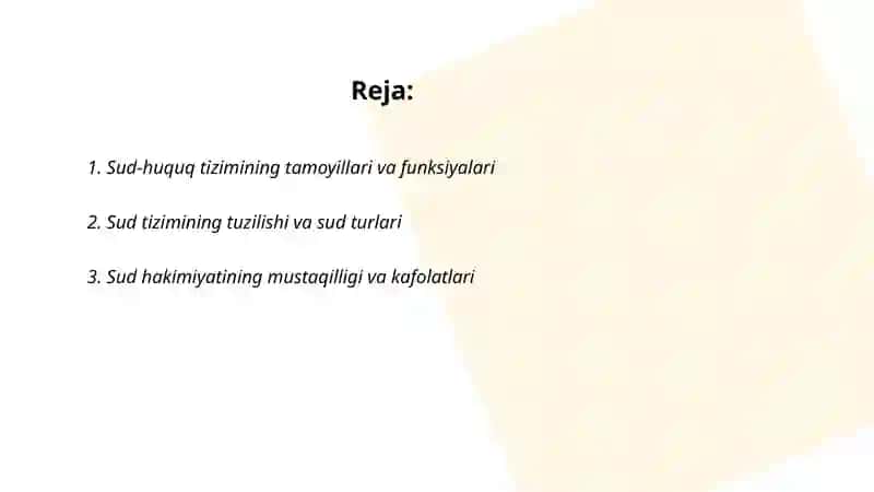 sud-huquq tizimi 2
