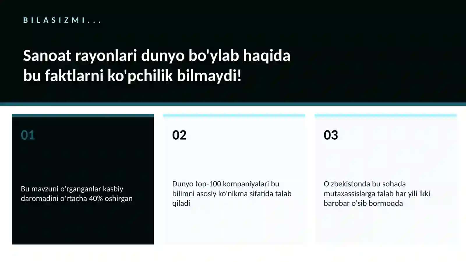 Sanoat rayonlari dunyo bo'ylab 2