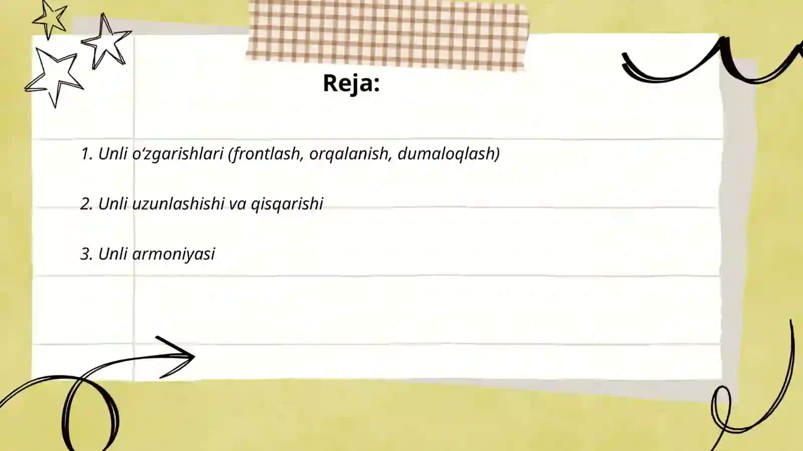 Fonetik oʻzgarishlar 2