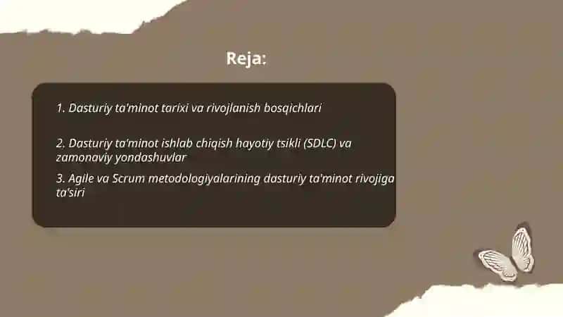 Dasturiy ta'minot va uning rivojlanish tendensiyalari 2
