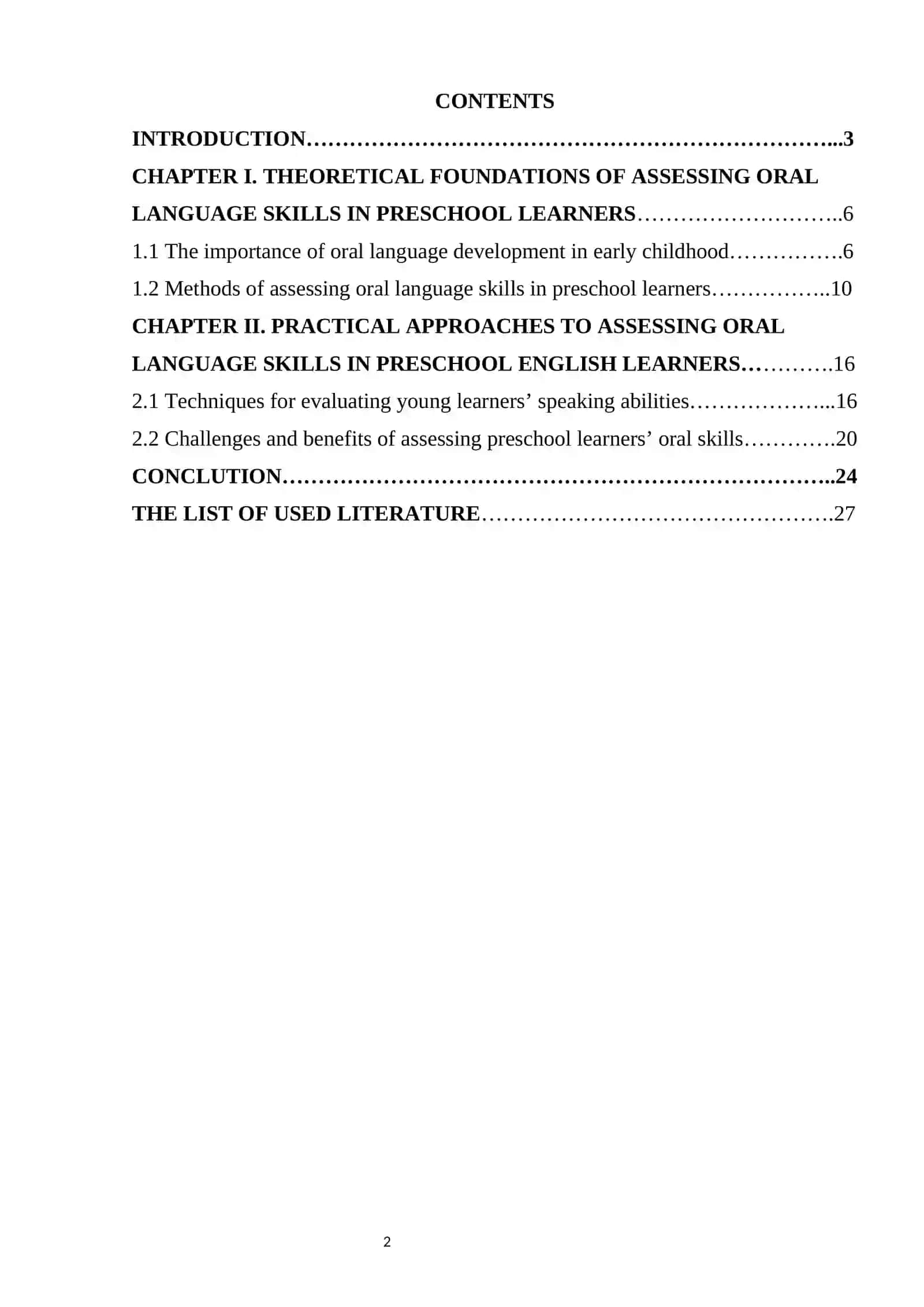 Assessing Oral Language Skills in Preschool English Language Learners 2