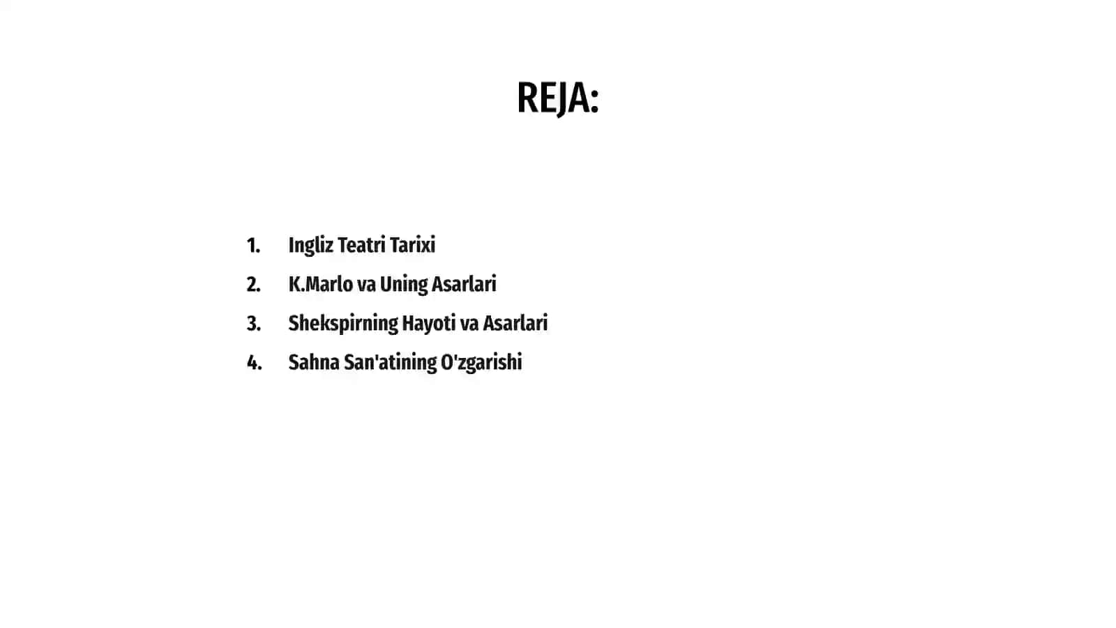 Ingliz Teatri Tarixi 2