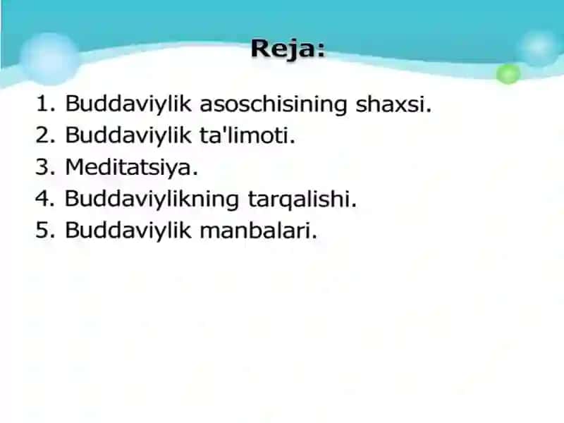 buddaviylik dini va g‘oyalari 2