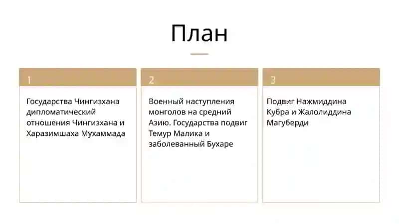 Борьба народа средние Азии против монгольского завоевания 2