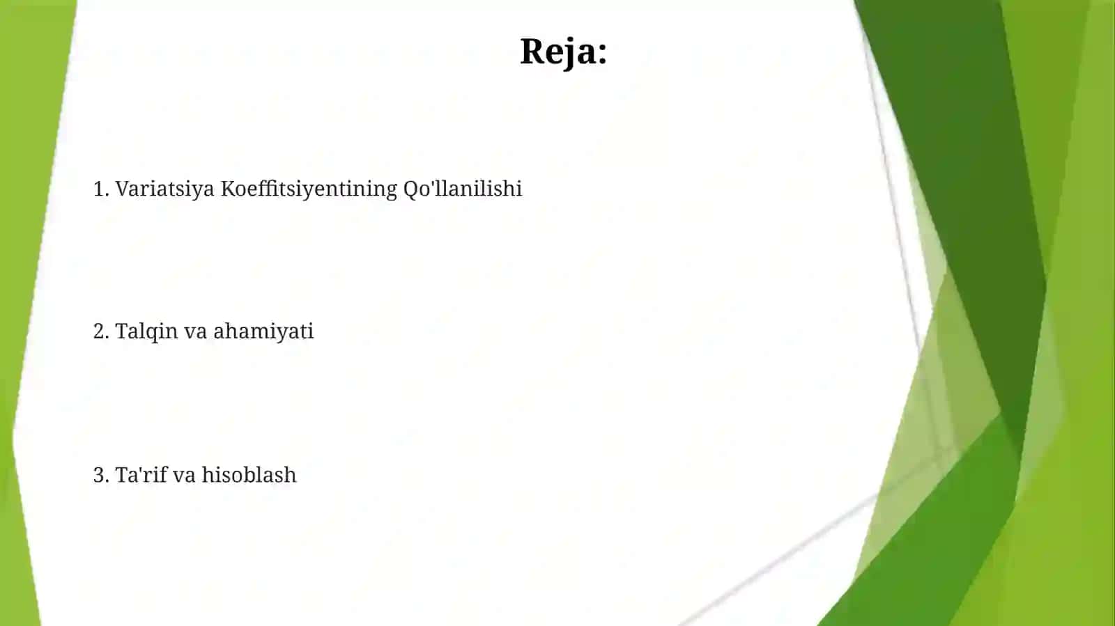 Òzgaruvchanlik koeffisenti va uning ahamiyati 2