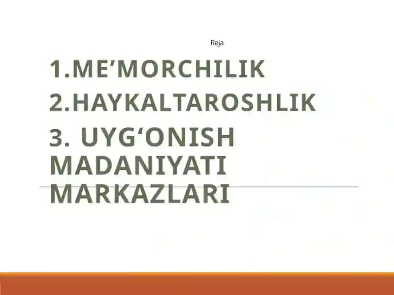 Garbiy Yevropa dao'rta asr san'ati (VARVARLAR VA FRANKLAR DAVRI SAN'ATI) 2