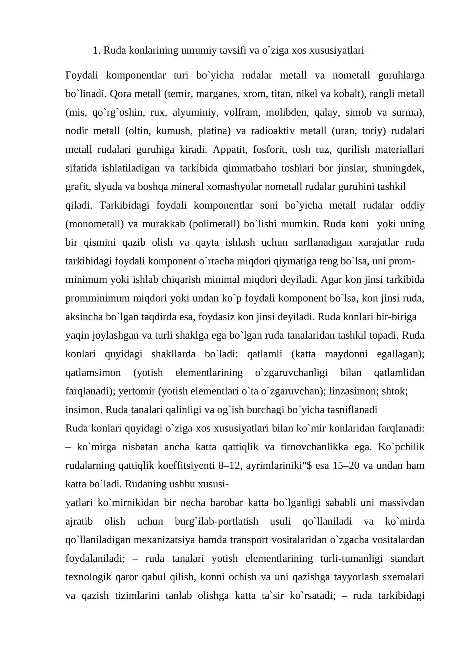 Ruda konlarini ochish usullari 2