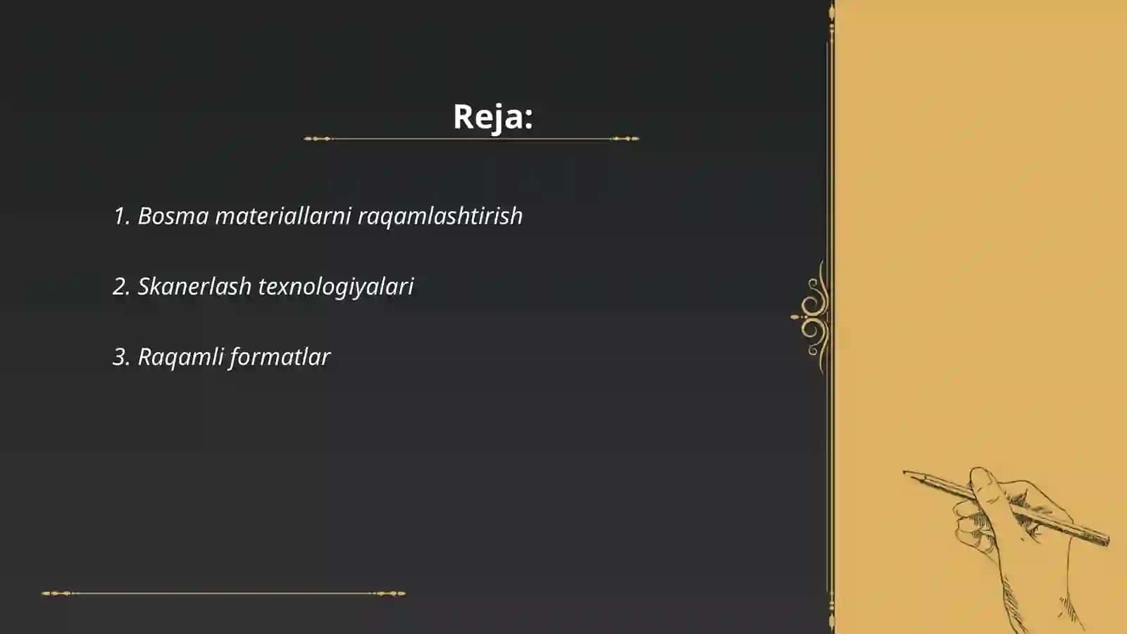 Bosma materiallarni raqamlashtirish 2