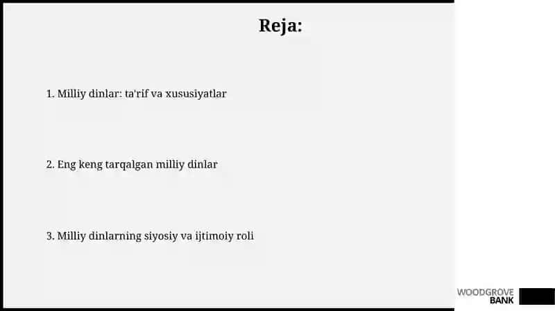 Milliy dinlar 2