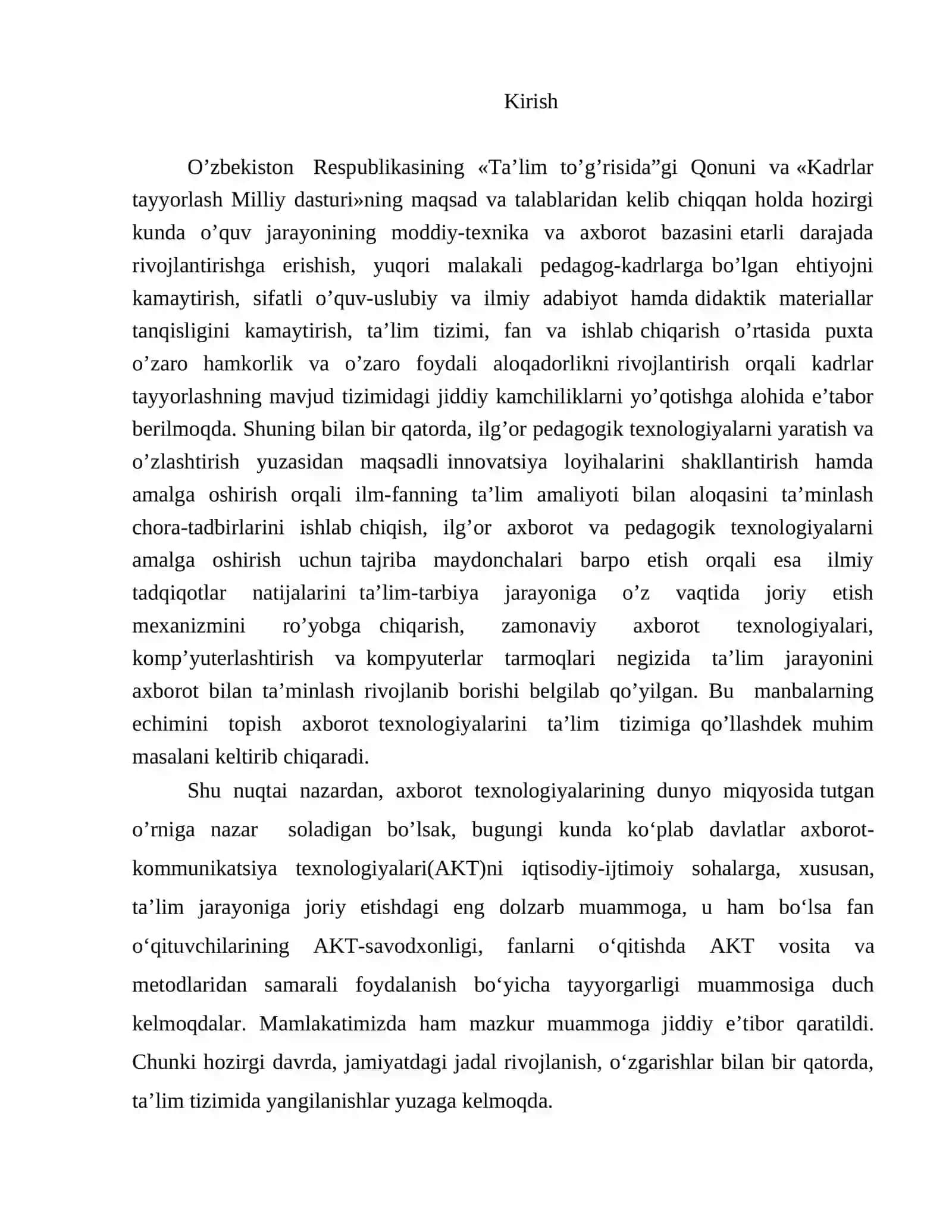 6-sinf Informatika va axborot texnologiyalari fanidan elektron o‘quv-uslubiy majmua yaratish metodikasi 2