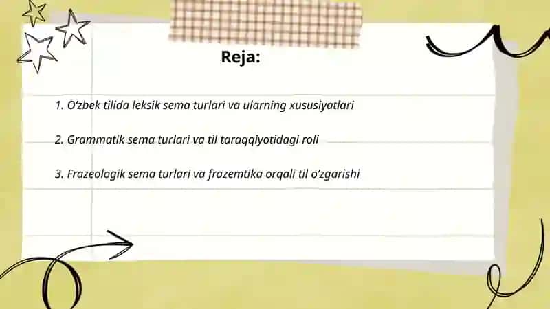 Oʻzbek tilida sema turlari va uning til taraqqiyotidagi oʻrni 2