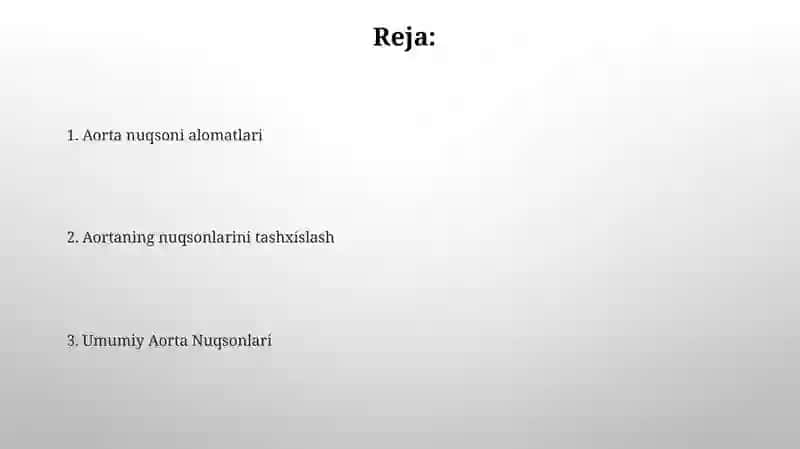 Aortal nuqsonlar simptomatologiyasi 2