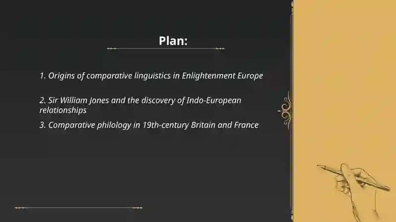 History of comparative linguistics 2