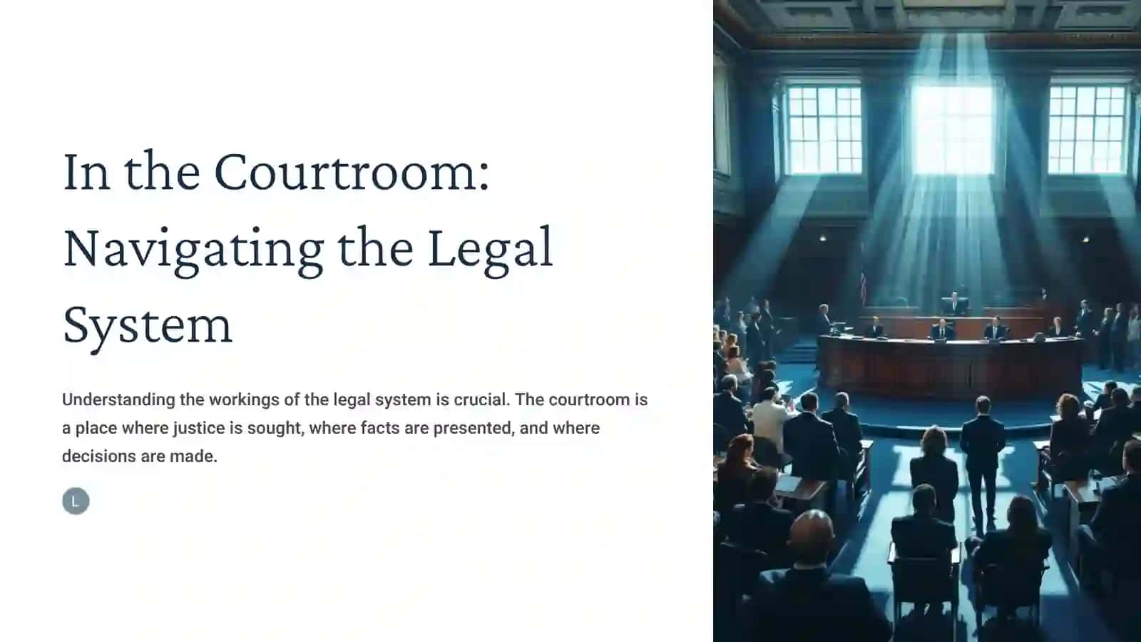In the courtroom 2