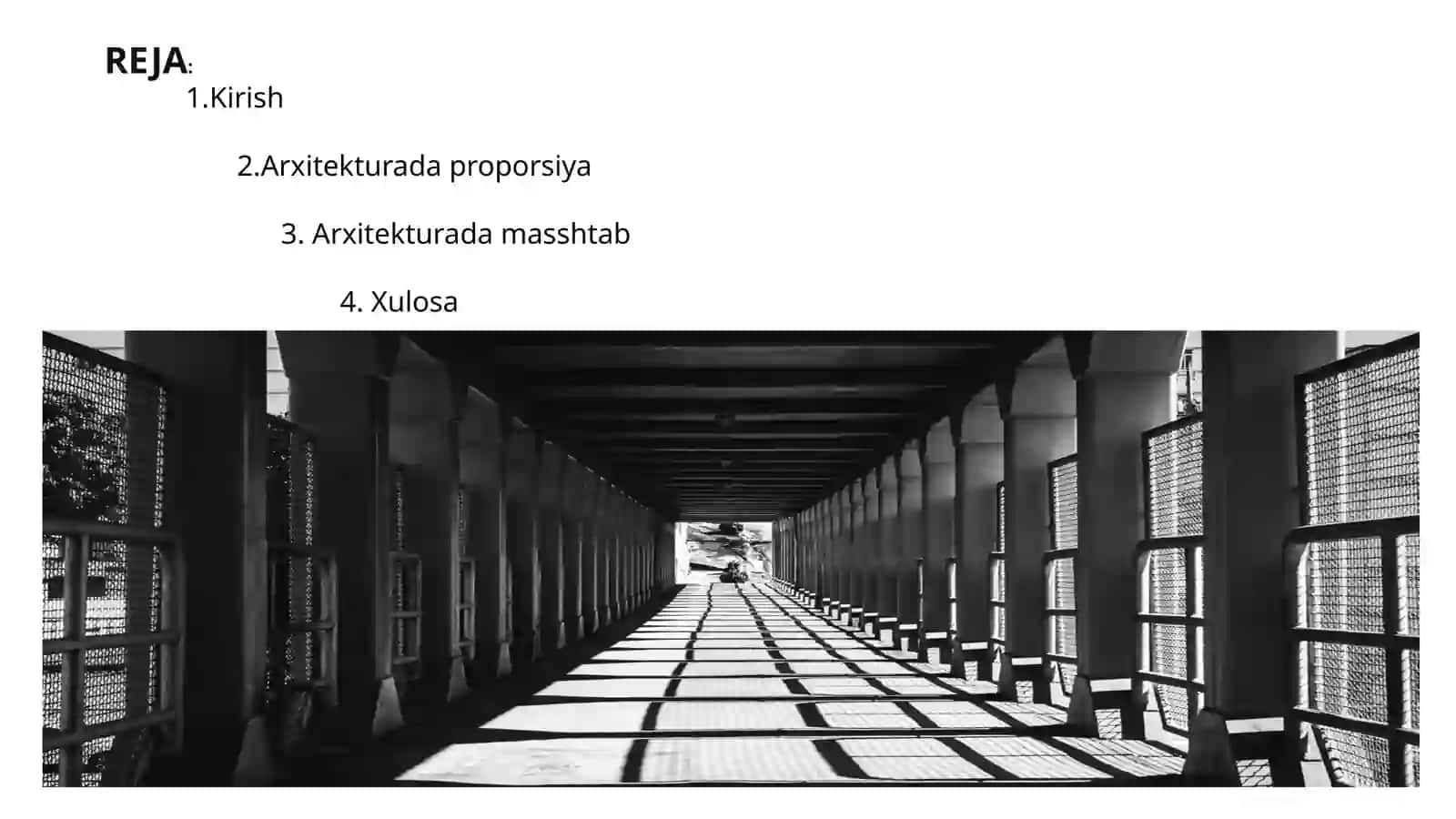 Arxitekturada proporsiya va masshtab 2