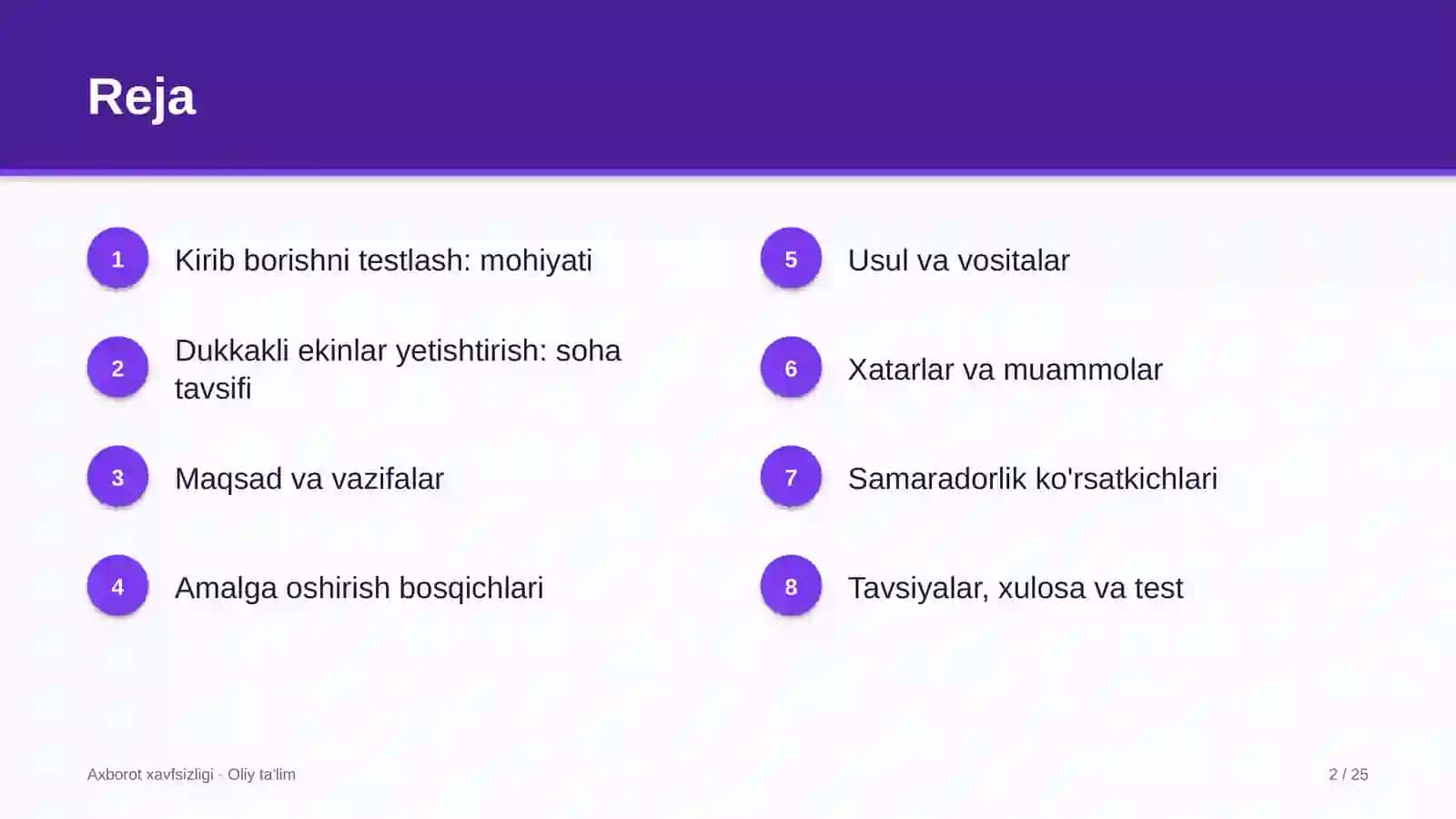 Dukkakli ekinlar yetishtirishda kirib borishni testlash 2