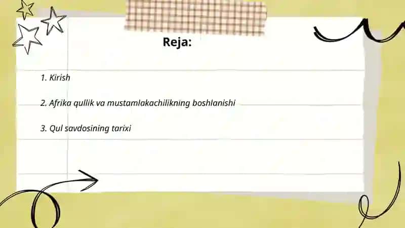 Afrika: qul savdoi va mustamlakachilik kuchayishi 2