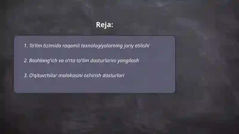 Ta'lim tizimida raqamli texnologiyalarning joriy etilishi 2