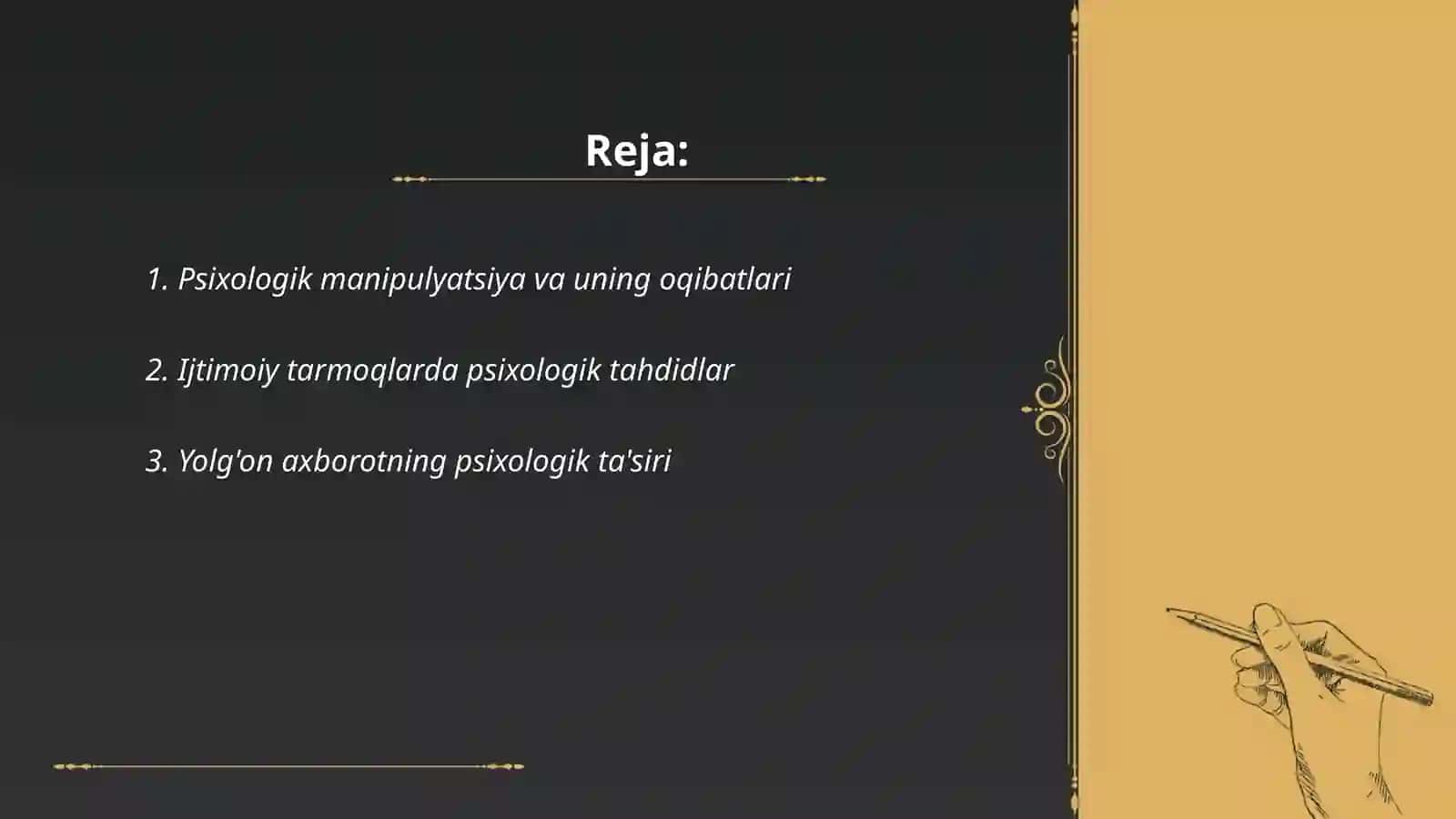 Psixologik manipulyatsiya va uning oqibatlari 2