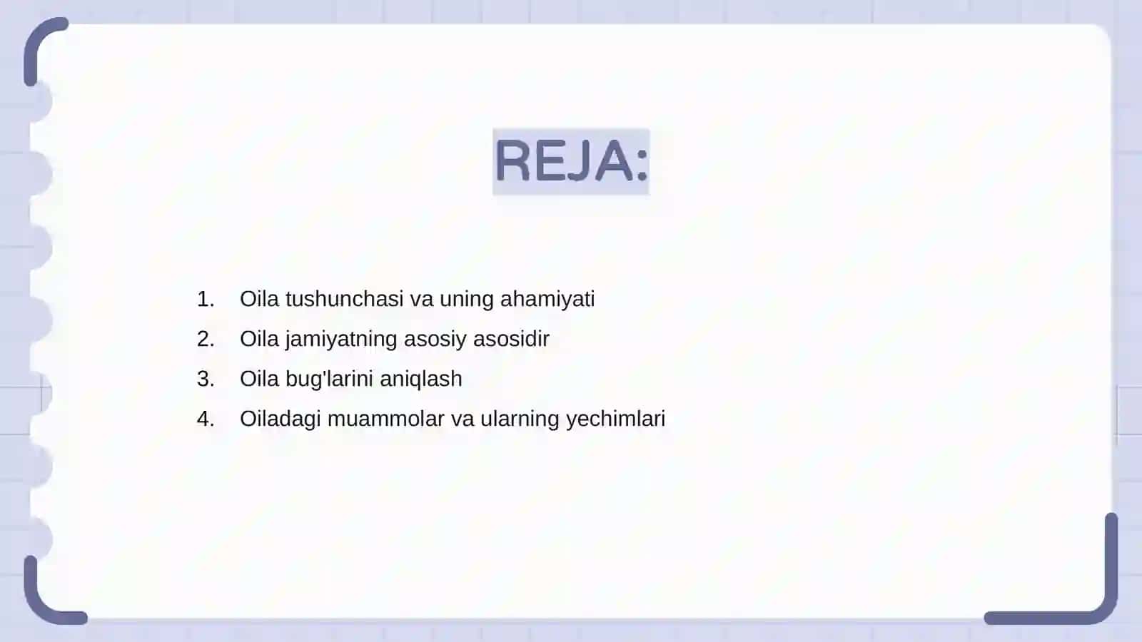Oilaning ahamiyati 2