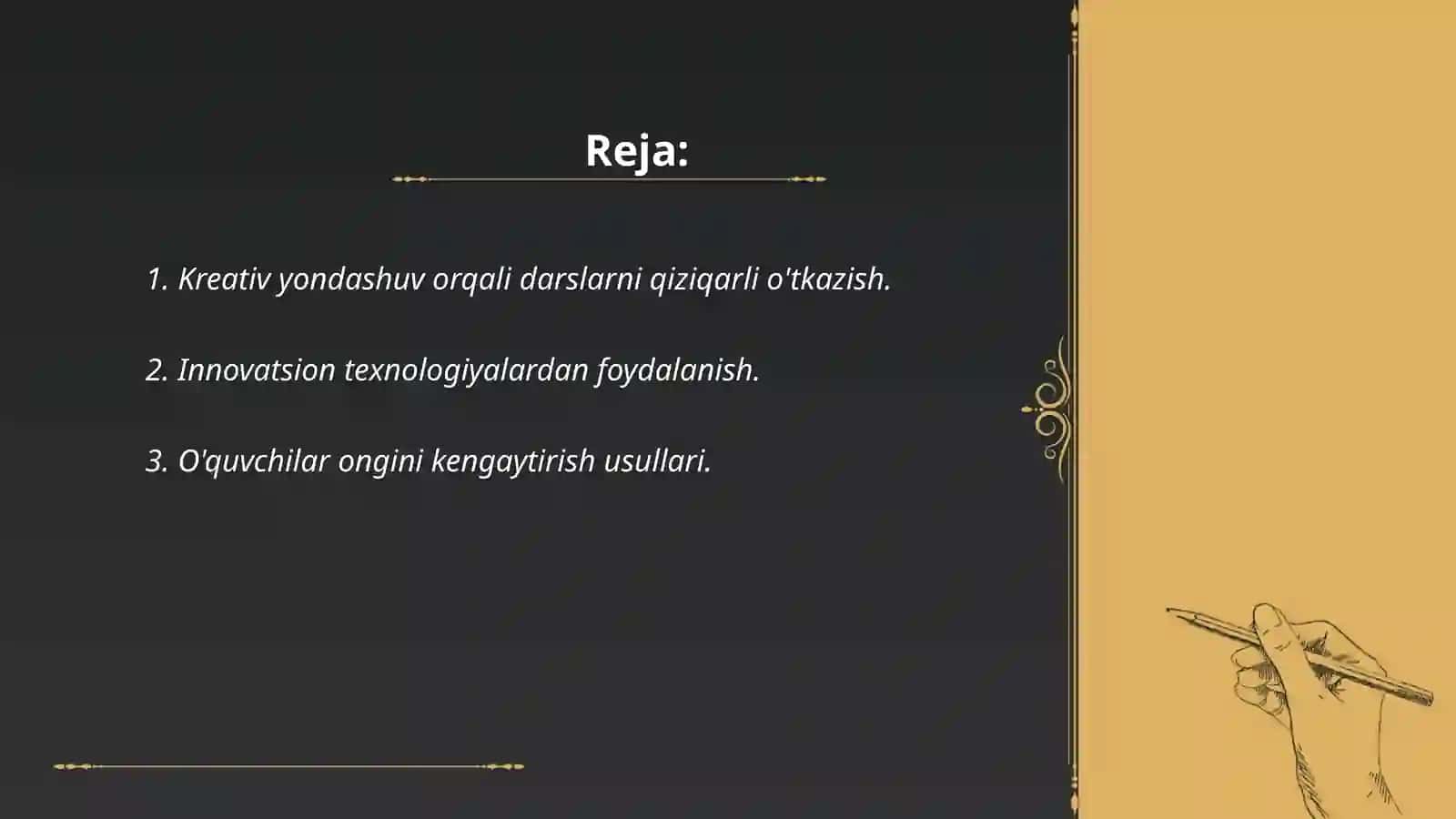 Kreativ yondashuv 2