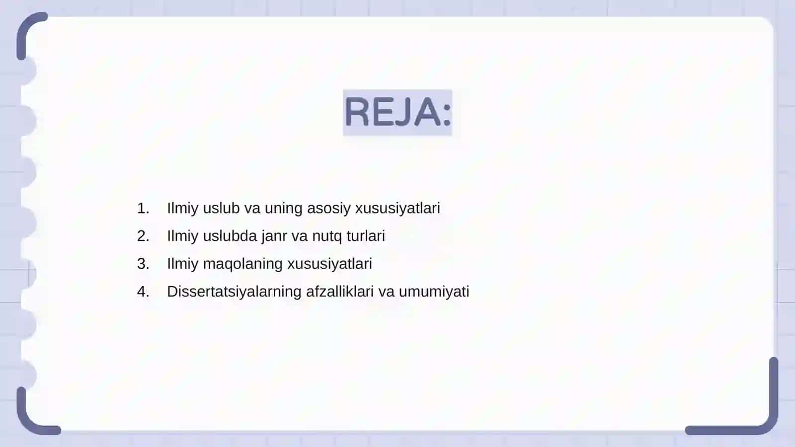 Ilmiy uslub va uning oʻziga xos xususiyatlari 2