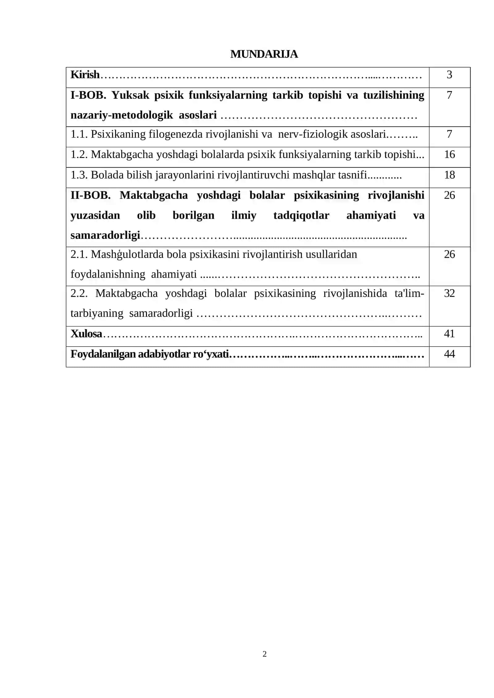 BOLALAR PSIXOLOGIYASI 2