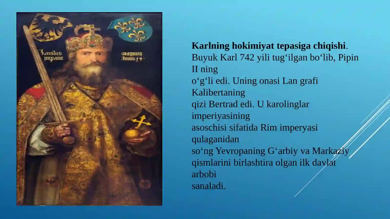 Karlning hokimiyat tepasigachiqishi 2