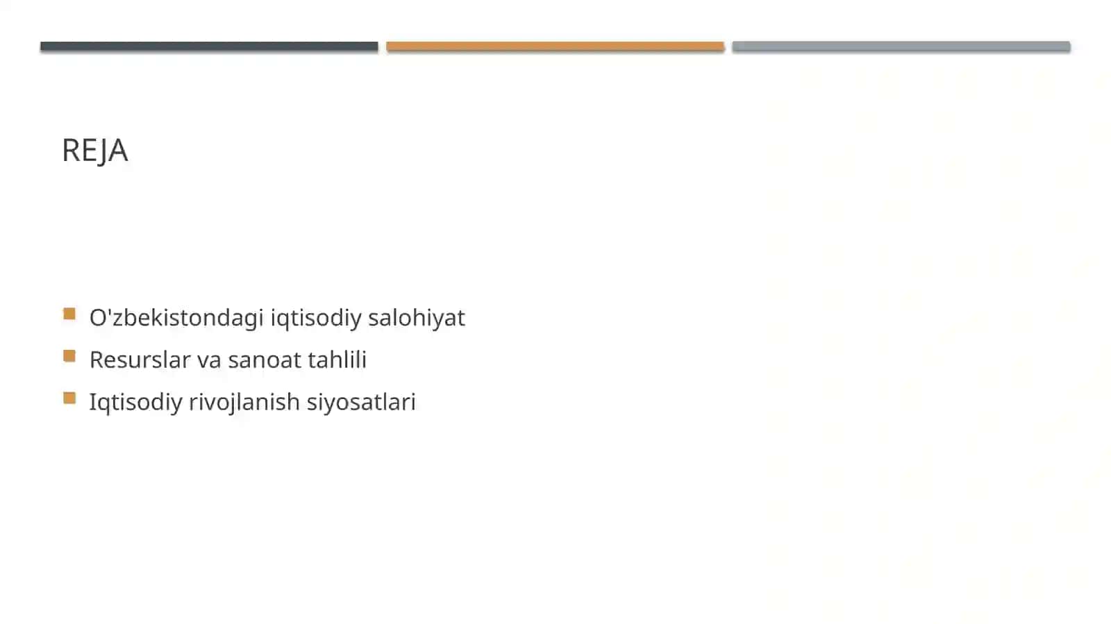 O'zbekistonning Iqtisodiy salohiyatini aniqlash 2