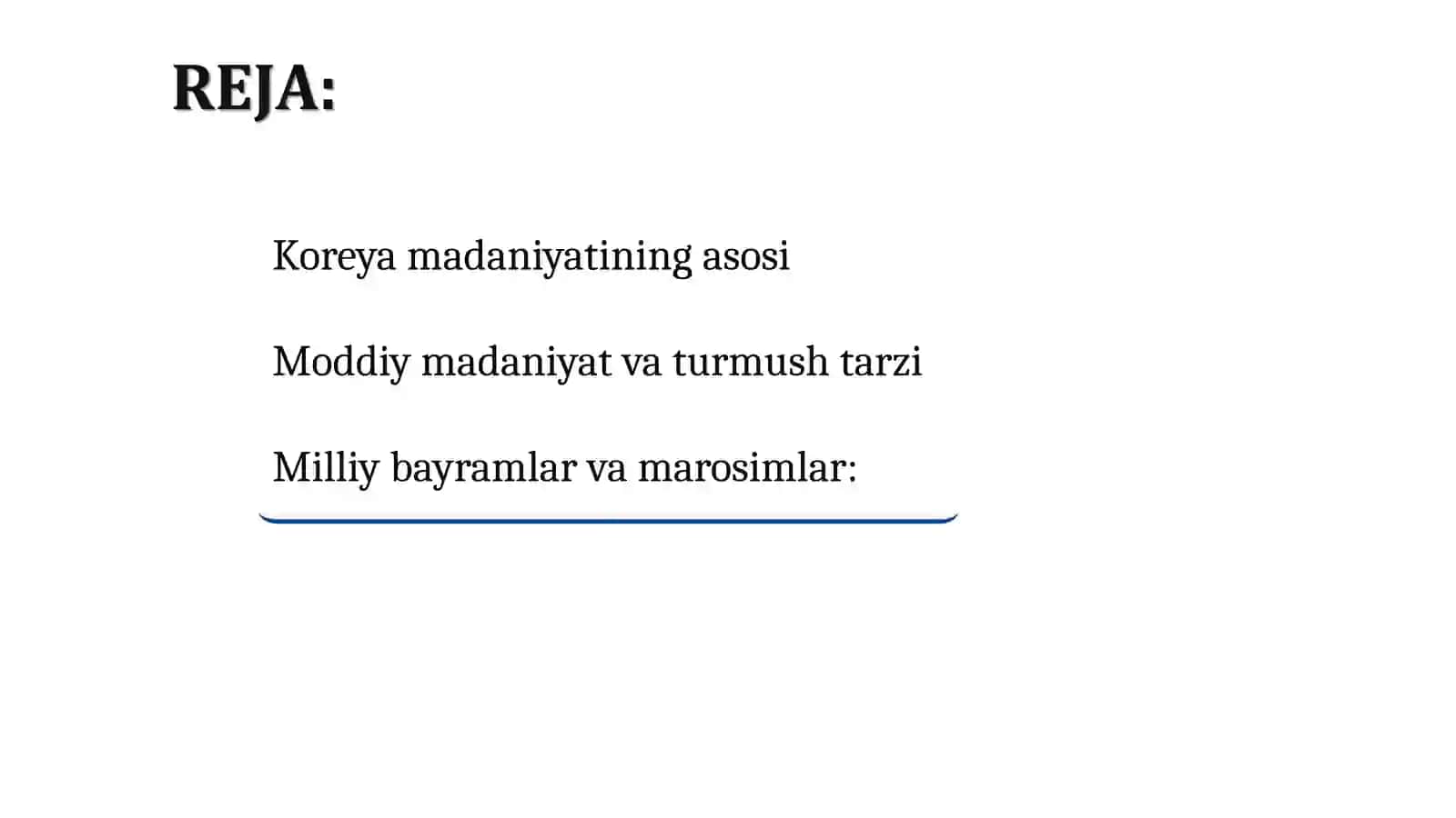 Koreya: An'analari Madaniyati 2