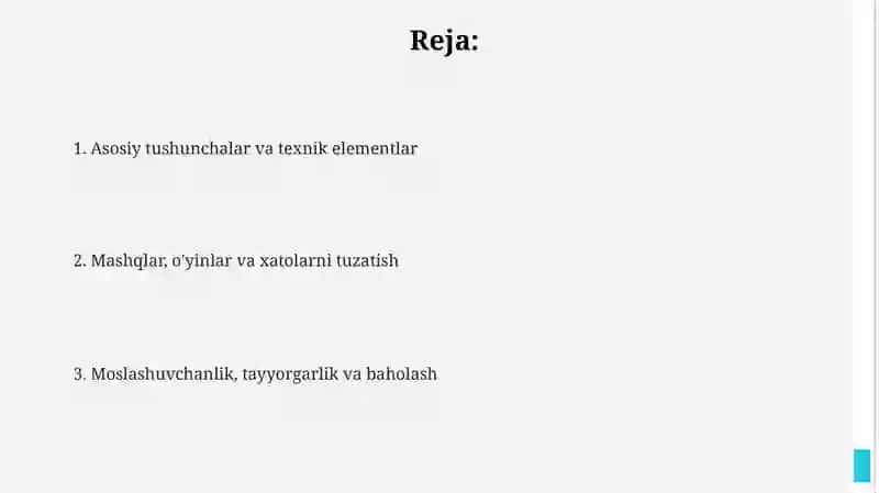Futbolda toʻpni olib yurish texnikasini oʻrgatish metodikasi 2