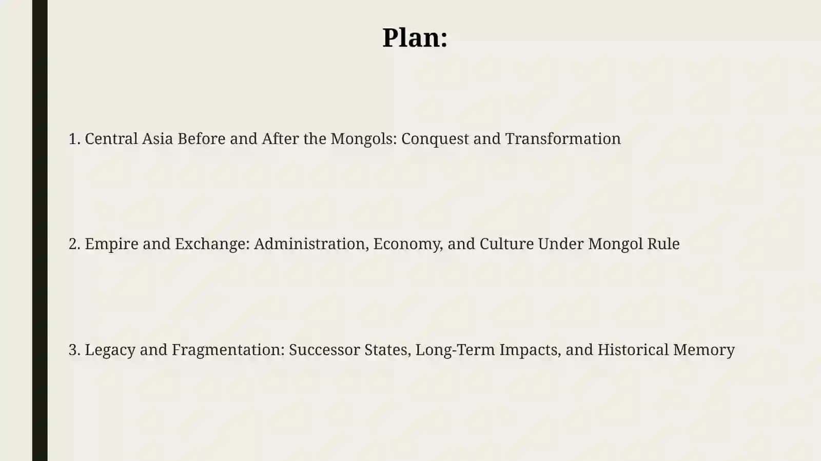 The Mongol Empire and Its Impact on Central Asia 2
