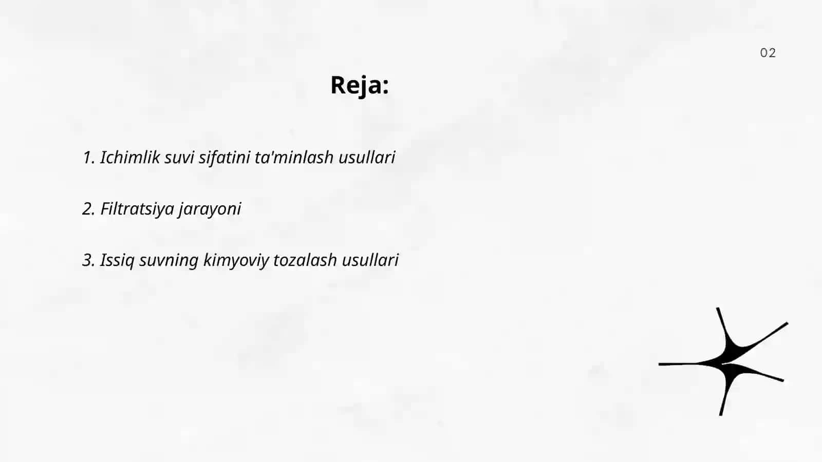 Ichimlik suvi sifatini ta'minlash usullari 2