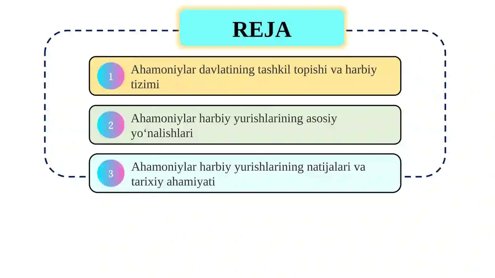 Qadimgi Ahamoniylar harbiy yurishlari 2