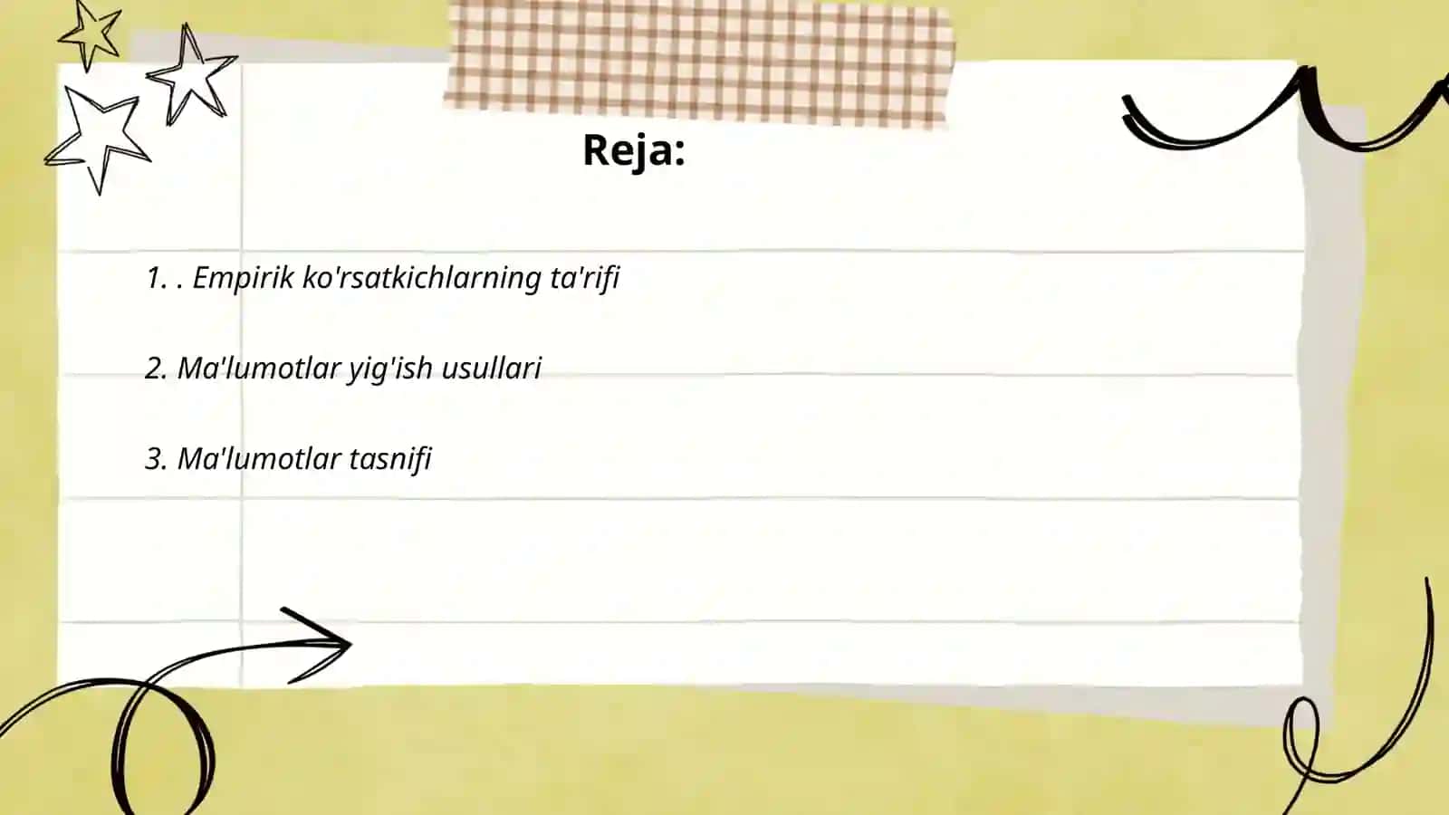 Empirik korsatkichlarning asosiy holatlari 2