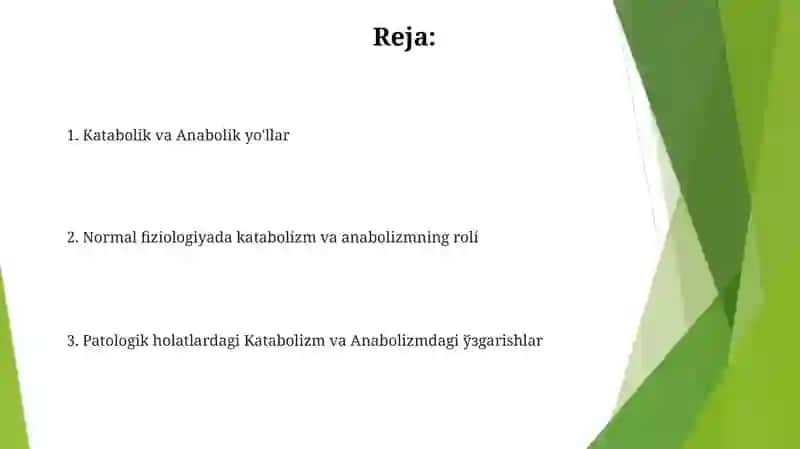 Katabolizm Va Anabolizm 2