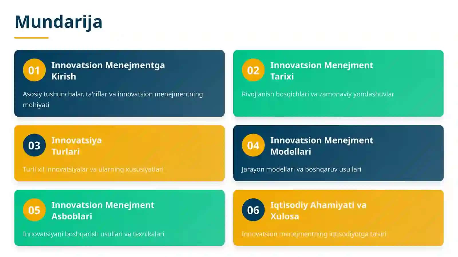 Innovatsion Menejment 2