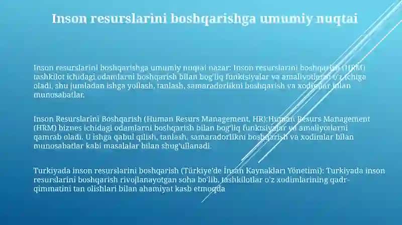 Inson Resurslarini Boshqarish 2