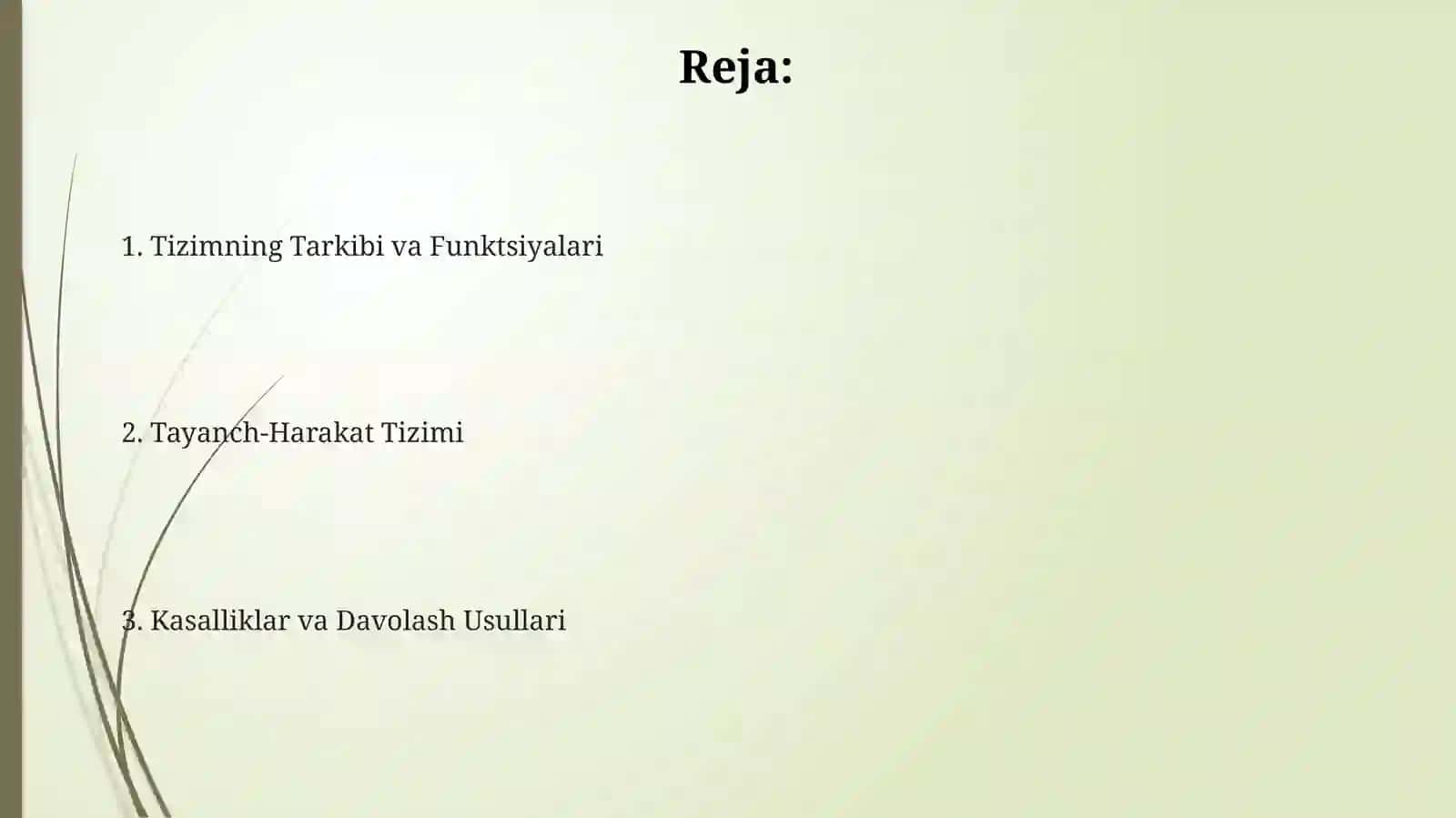 Tayanch harakatlanish sistemasi 2