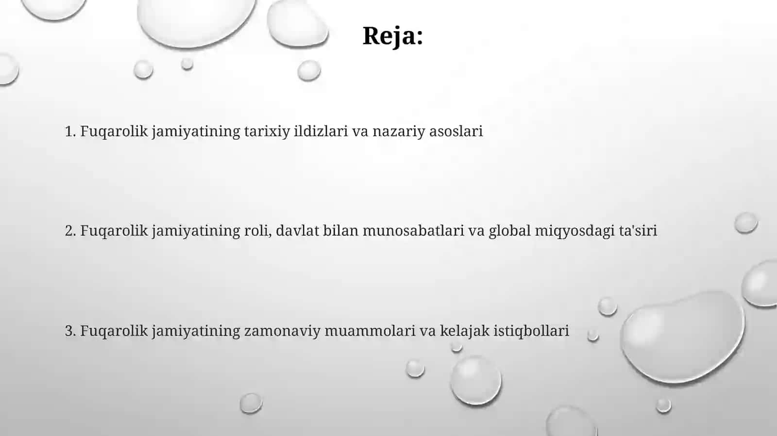 Fuqarolik jamiyati g'oyalar evolutsiyasi 2