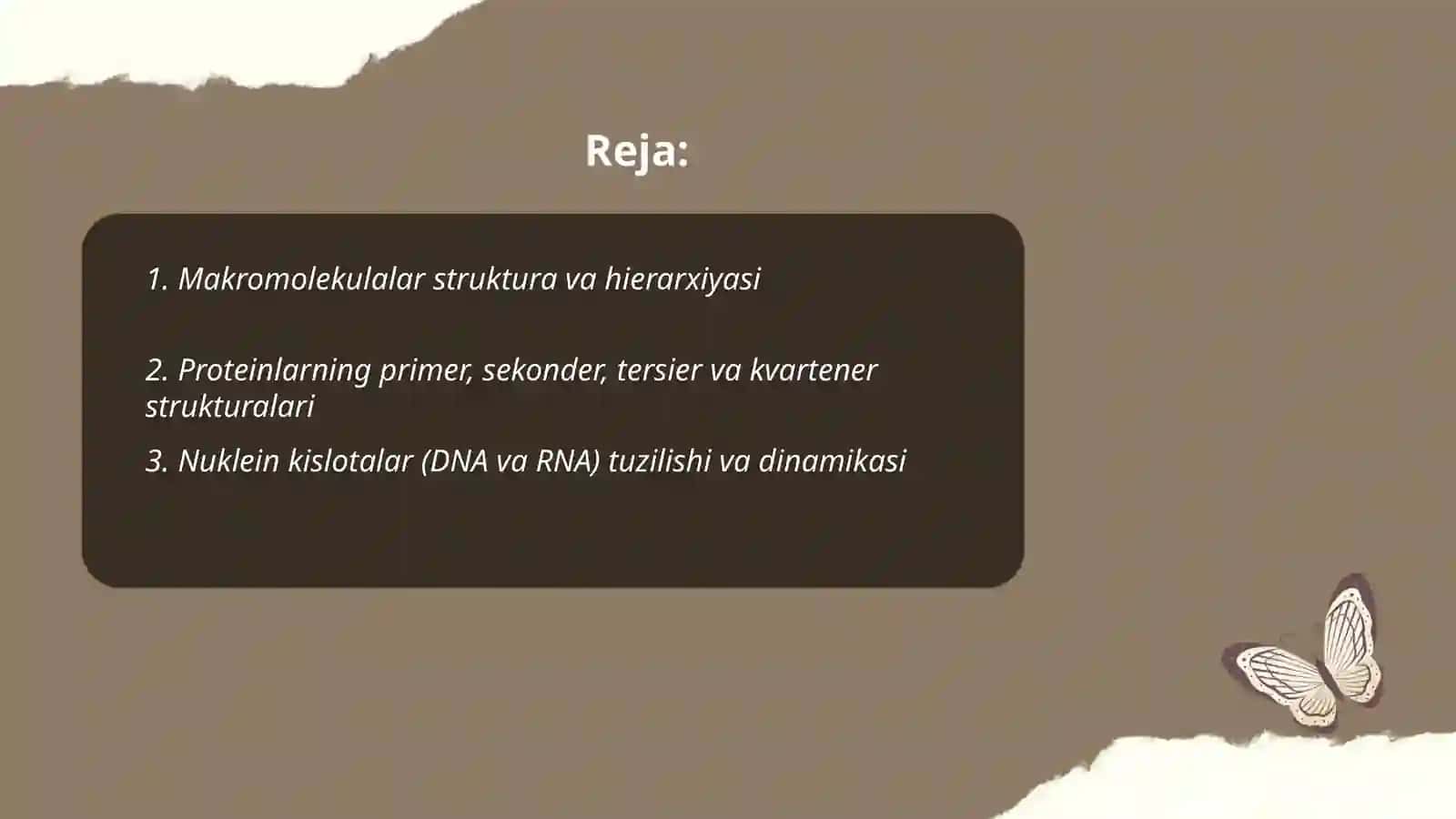 Makromolekulalar biofizikasi 2
