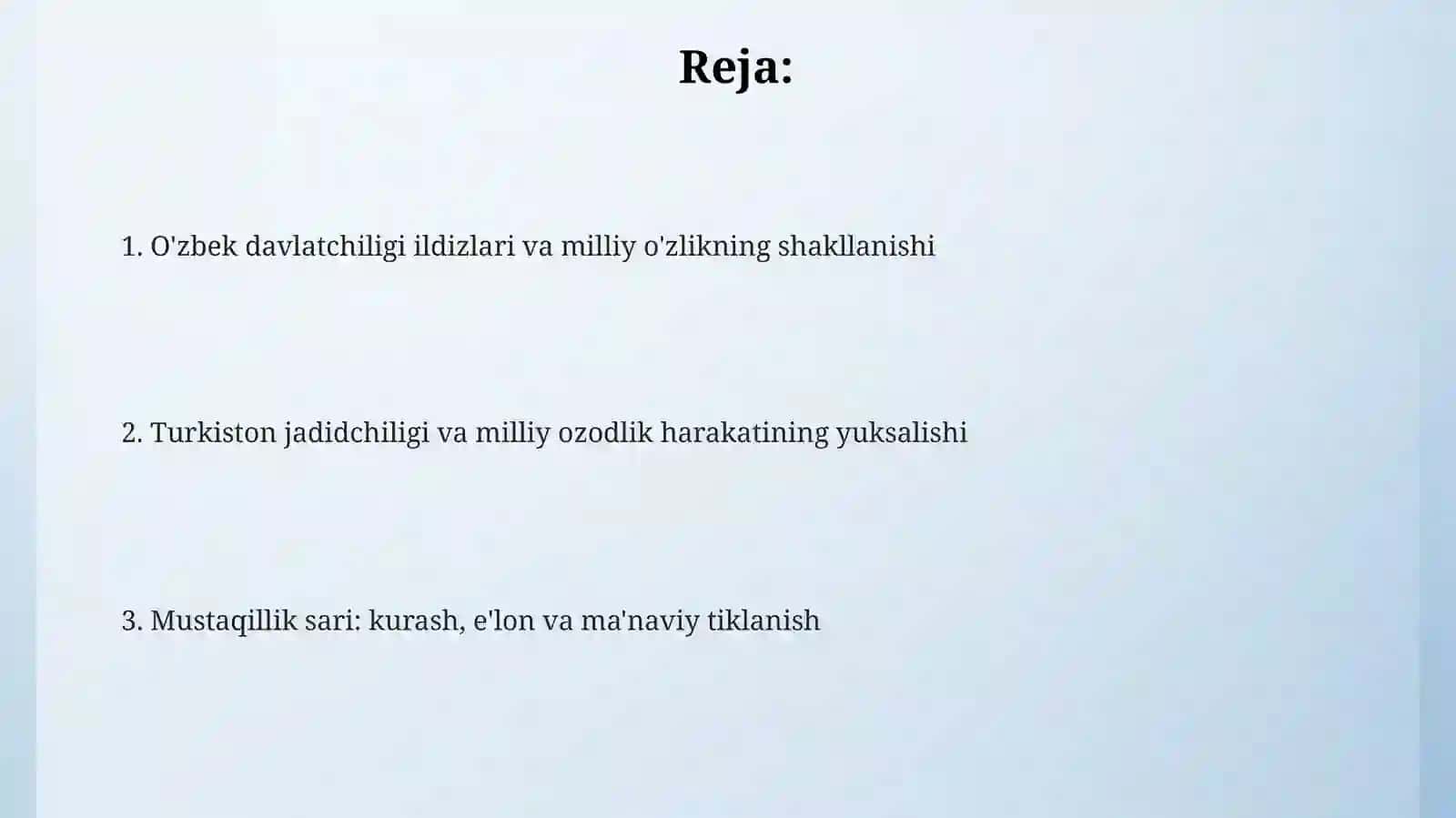 Ózbekistonda mustaqillik g'oyalarining tarixiy asoslari 2