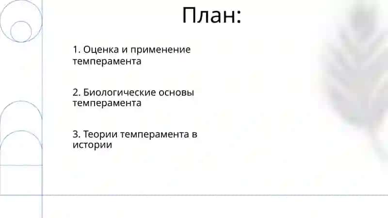 Темперамент и его теории 2