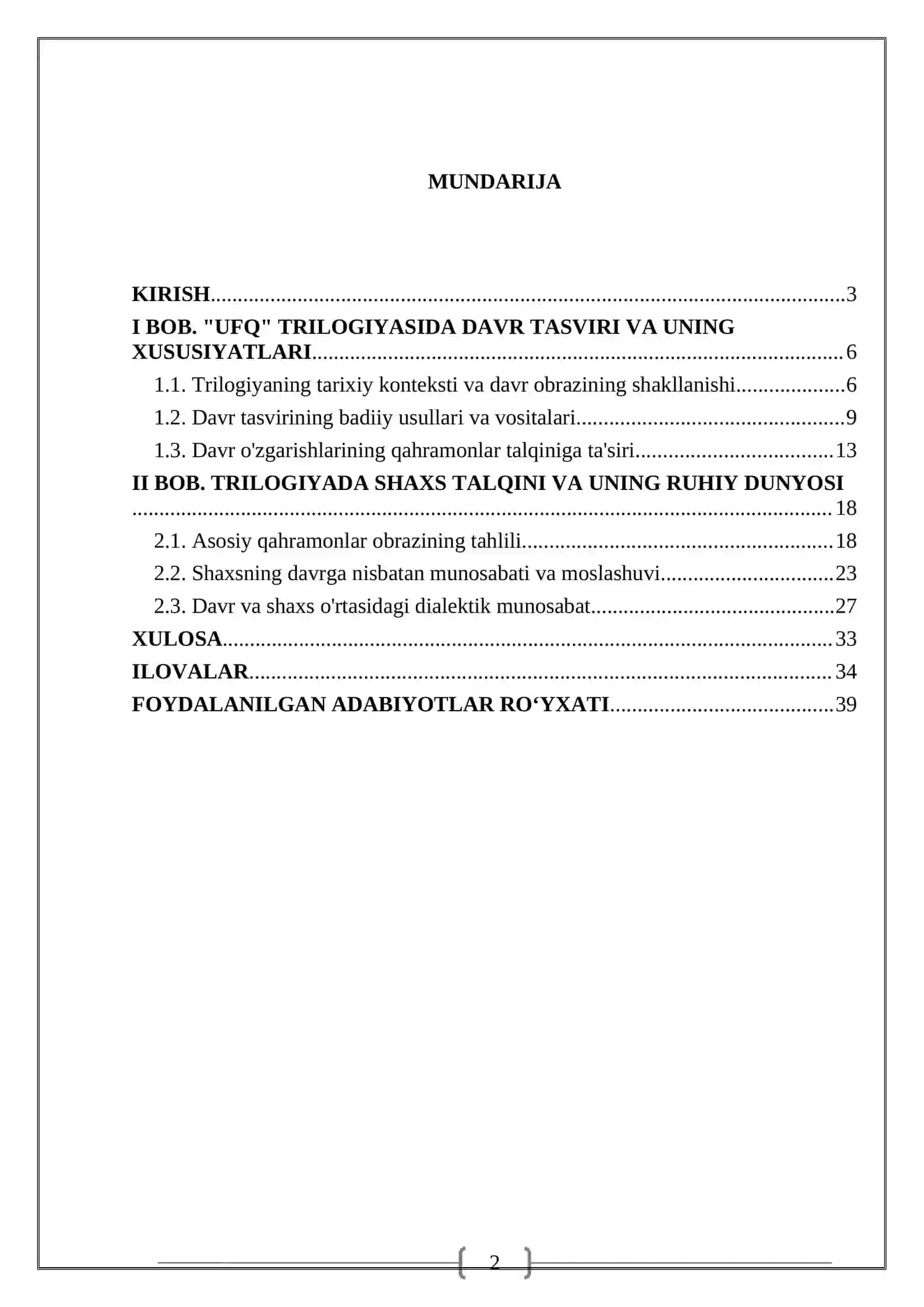 UFQ TRILOGIYASI 2