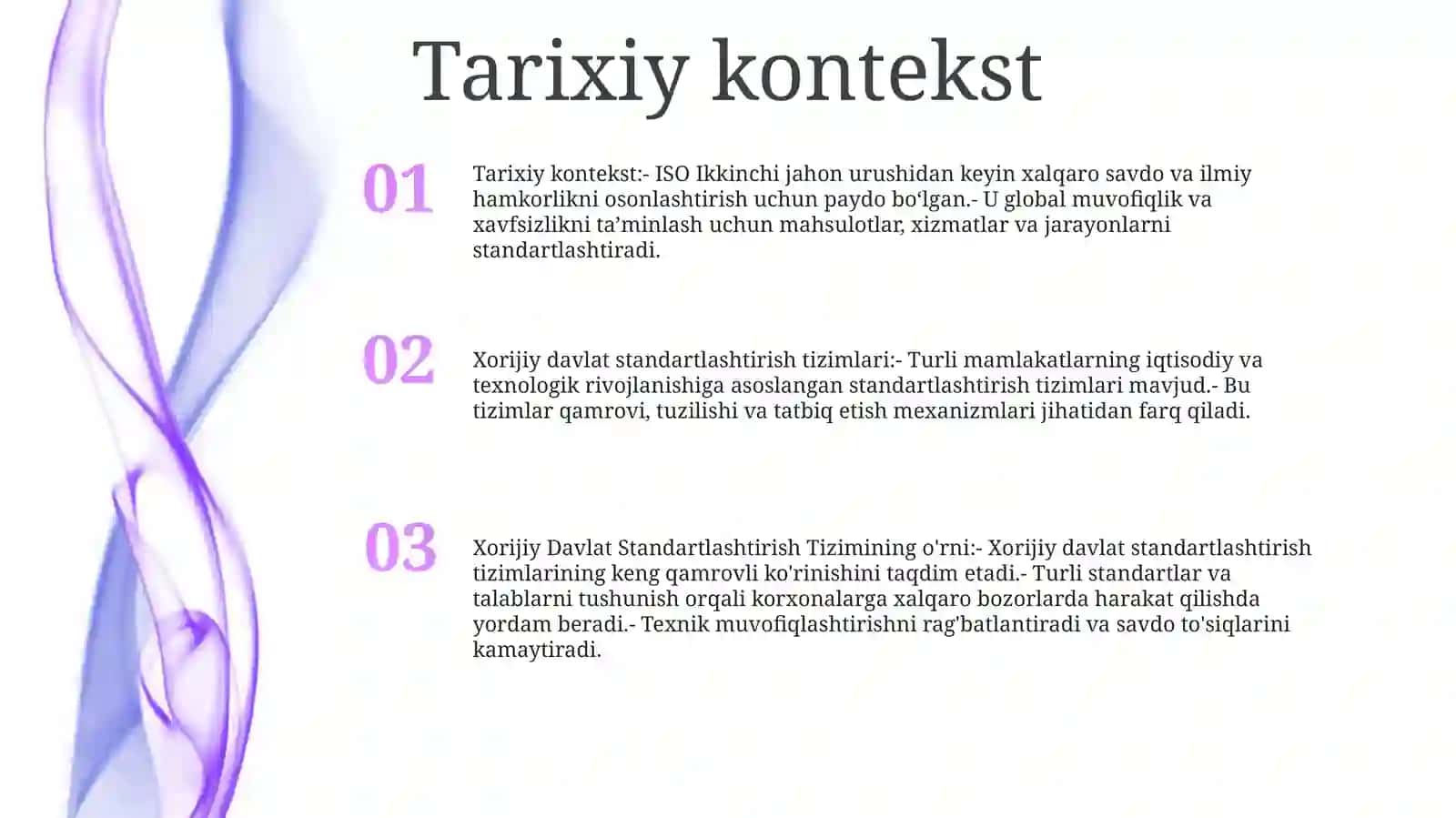 Xorijiy Davlat Standartlashtirish Tizimi 2