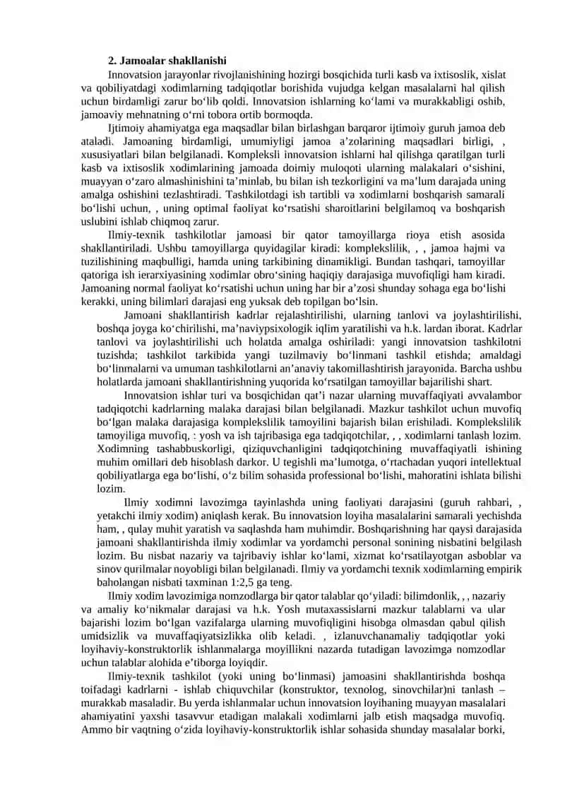 Ilmiy-texnik tashkilotlarda xodimlar mexnatini tashki etish 2
