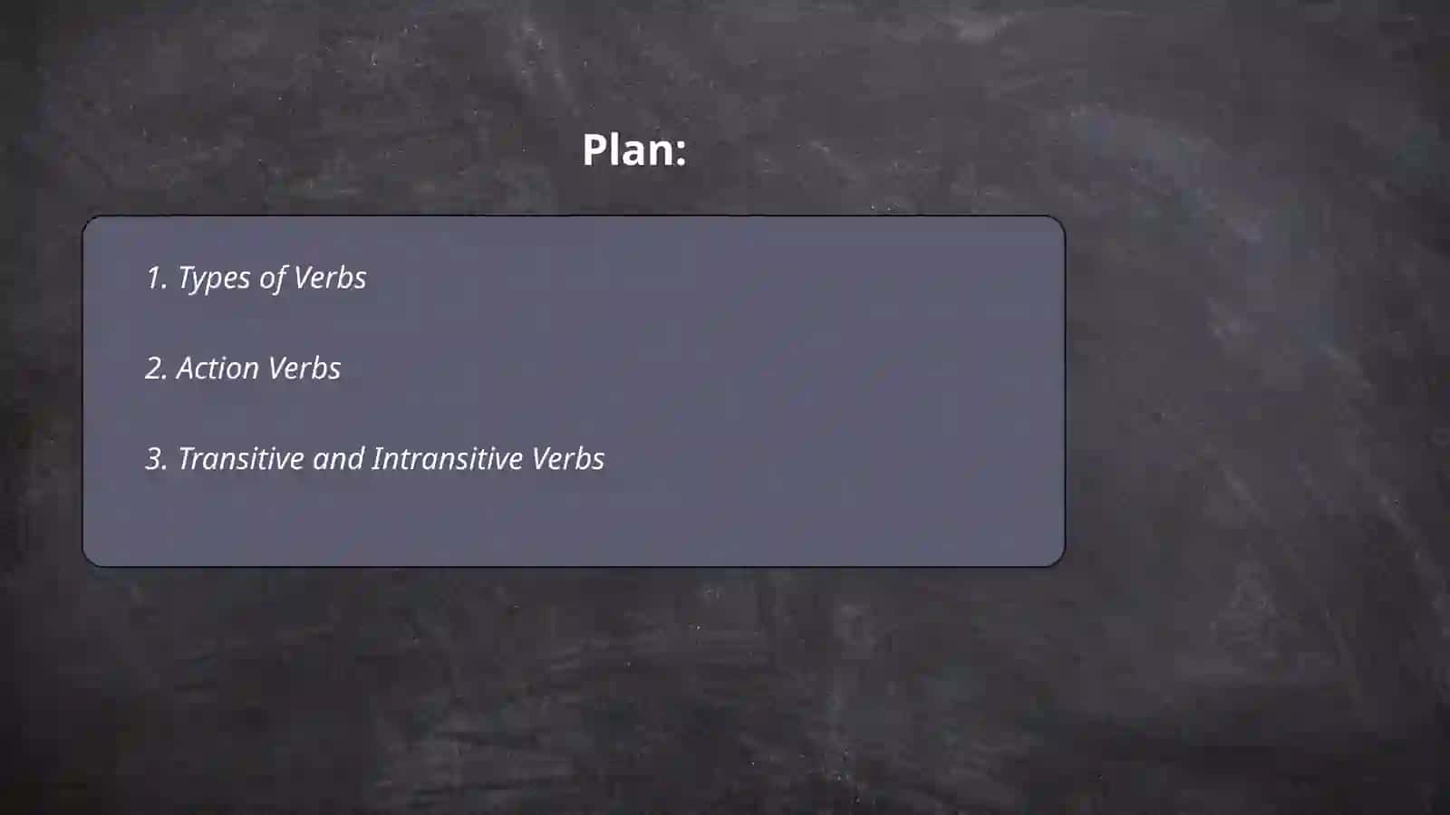Verbs 2